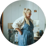 woman in pottery studio 