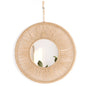 Handmade hemp rope mirror decoration mirror living room background decoration hallway shopping mall famous hotel wall decor